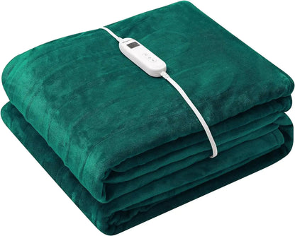 Cozy Heated Blanket by Krystina Trendify with adjustable settings for ultimate warmth and relaxation.