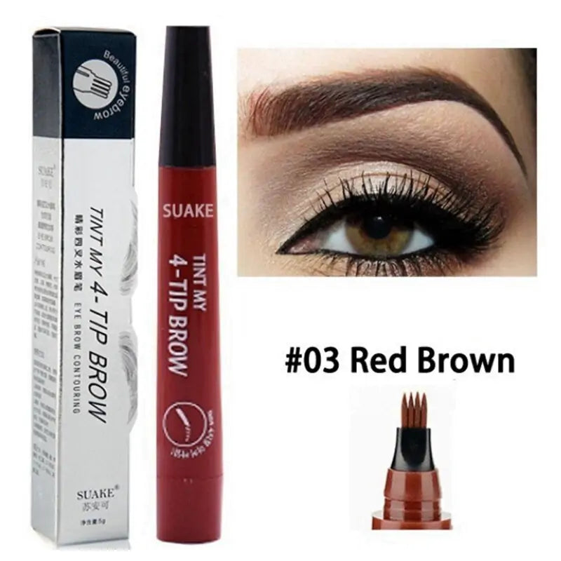 Waterproof Natural Eyebrow Pencil for smudge-proof, defined brows