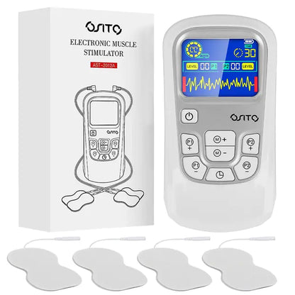 EMS electric muscle stimulator for targeted muscle stimulation, workout enhancement, and recovery.