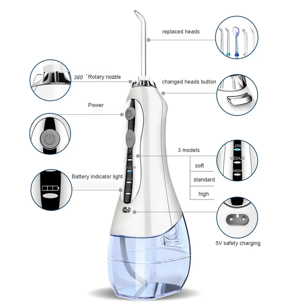 Portable Electric Water Floss – Advanced Oral Care Anywhere - Krystina Trendify