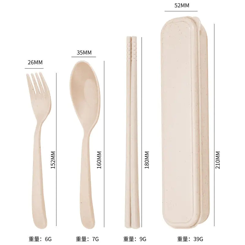 Eco-friendly travel utensil set by Krystina Trendify for on-the-go dining