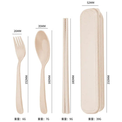 Eco-friendly travel utensil set by Krystina Trendify for on-the-go dining