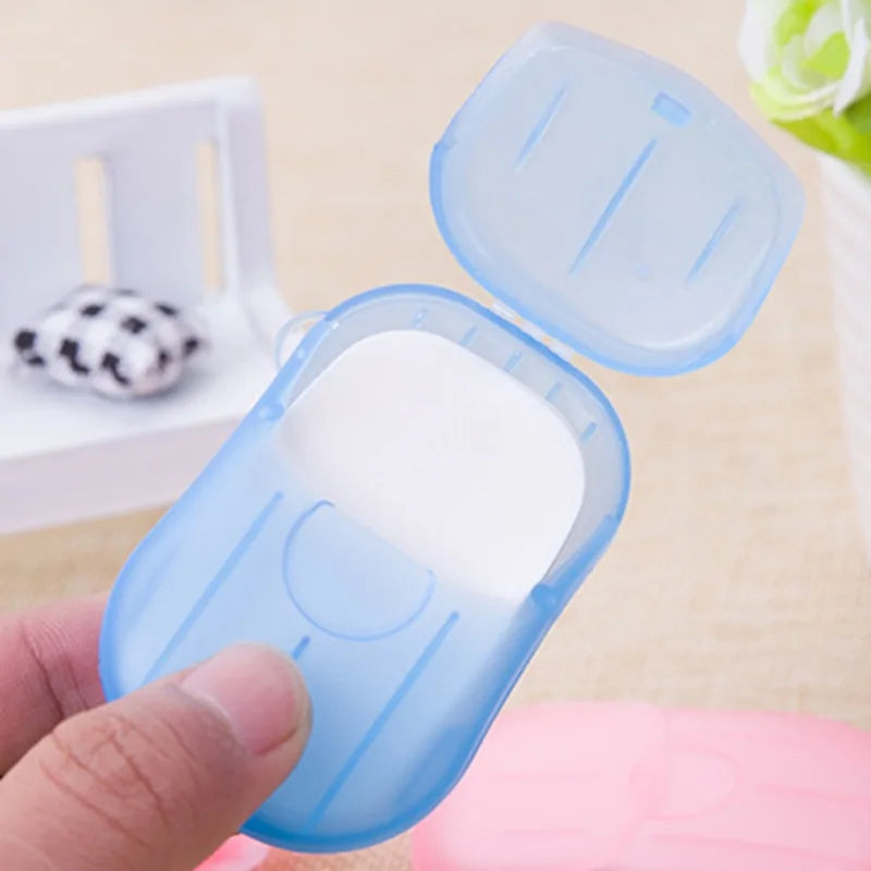 Portable soap sheets for quick hand washing by Krystina Trendify