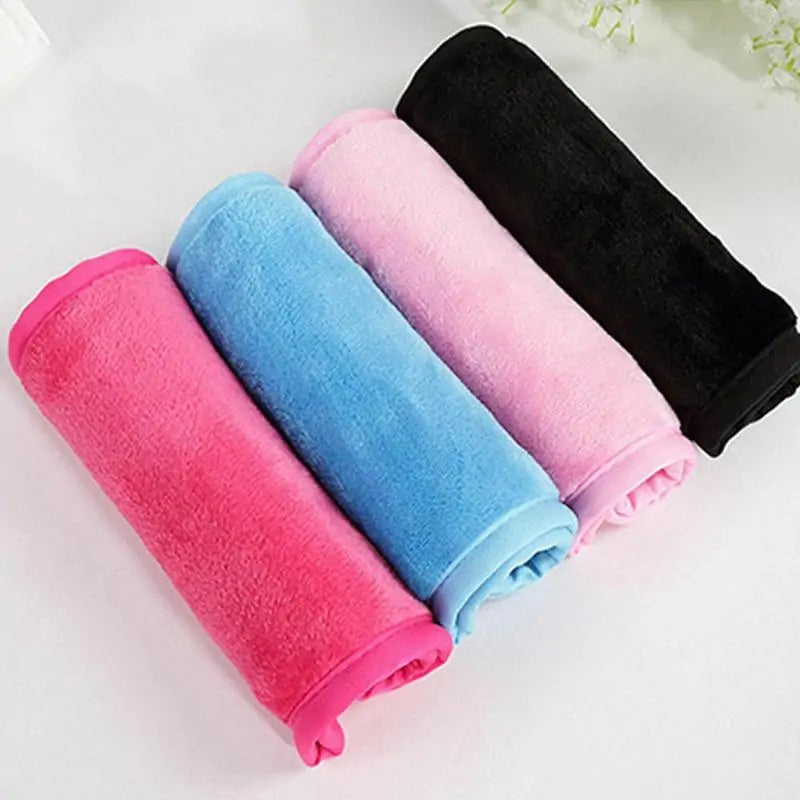 Reusable nano microfiber makeup remover towel