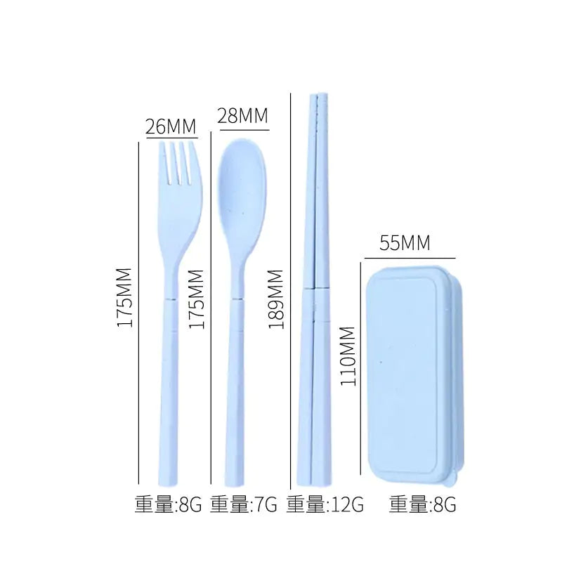 Eco-friendly travel utensil set by Krystina Trendify for on-the-go dining