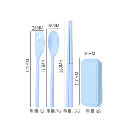 Eco-friendly travel utensil set by Krystina Trendify for on-the-go dining