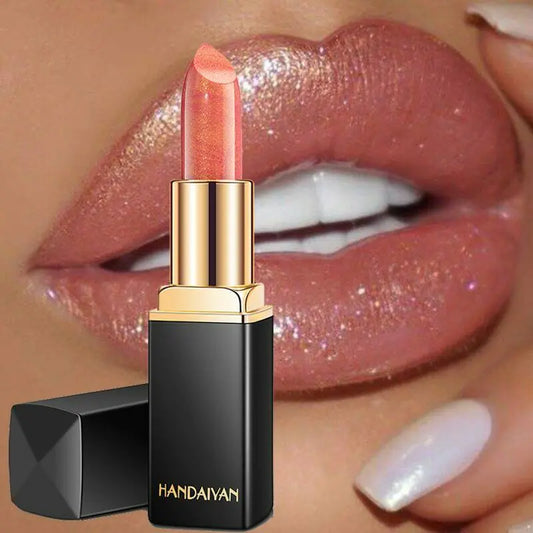 Waterproof Glitter Lipstick for long-lasting, glittery matte finish