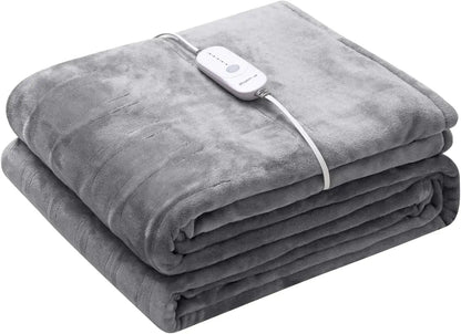 Cozy Heated Blanket by Krystina Trendify with adjustable settings for ultimate warmth and relaxation.