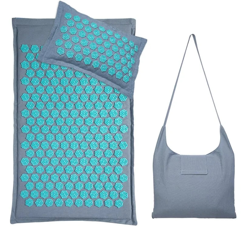 Lotus Spike Acupressure Mat for pain relief, muscle tension reduction, and enhanced relaxation.