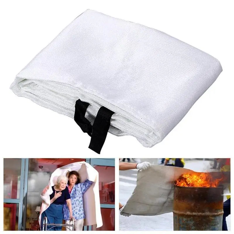 Fire blanket emergency fiberglass cloth for quick fire extinguishing by Krystina Trendify