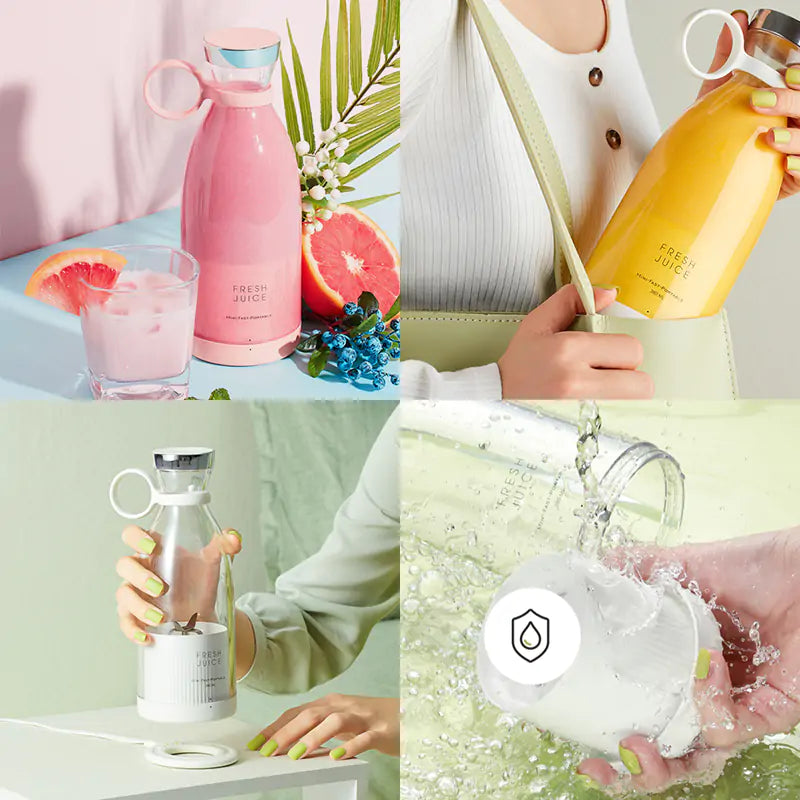 Electric portable blender for fresh juice on the go by Krystina Trendify