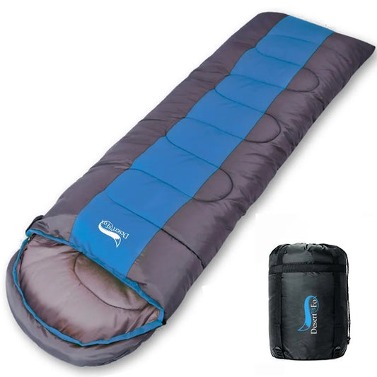 Durable camping sleeping bag by Desert Fox for outdoor comfort