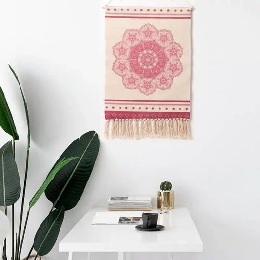 Premium Cotton Linen Wall Hanging Tapestry by Krystina Trendify