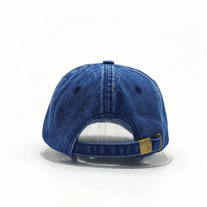 Stylish embroidered baseball hat in cotton fabric