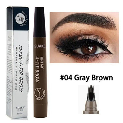 Waterproof Natural Eyebrow Pencil for smudge-proof, defined brows