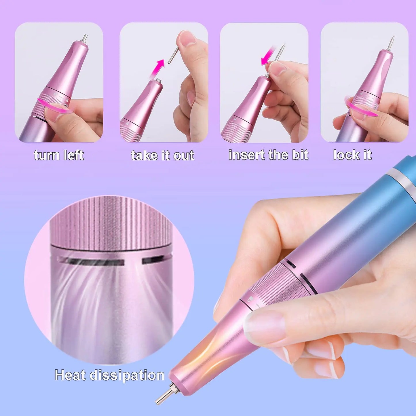 Electric Nail Drill Machine – Professional Manicure Tool