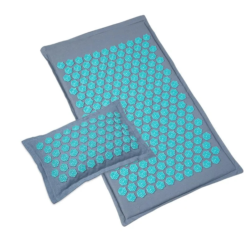 Lotus Spike Acupressure Mat for pain relief, muscle tension reduction, and enhanced relaxation.