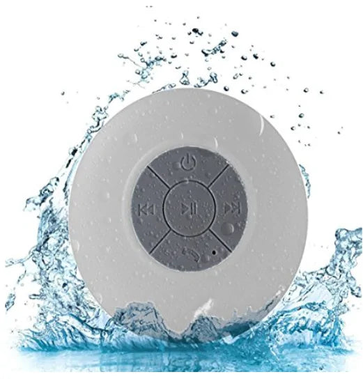 Waterproof Bluetooth shower speakers by Krystina Trendify for clear sound and wireless convenience.