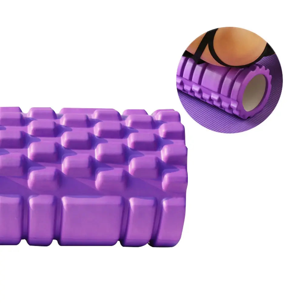 Medium density muscle roller for stretching and soothing sore muscles