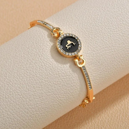 12 zodiac constellation bracelet for women