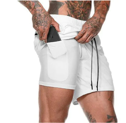 Fitness Running Shorts by Krystina Trendify offering flexibility, comfort, and secure storage for running and workouts.