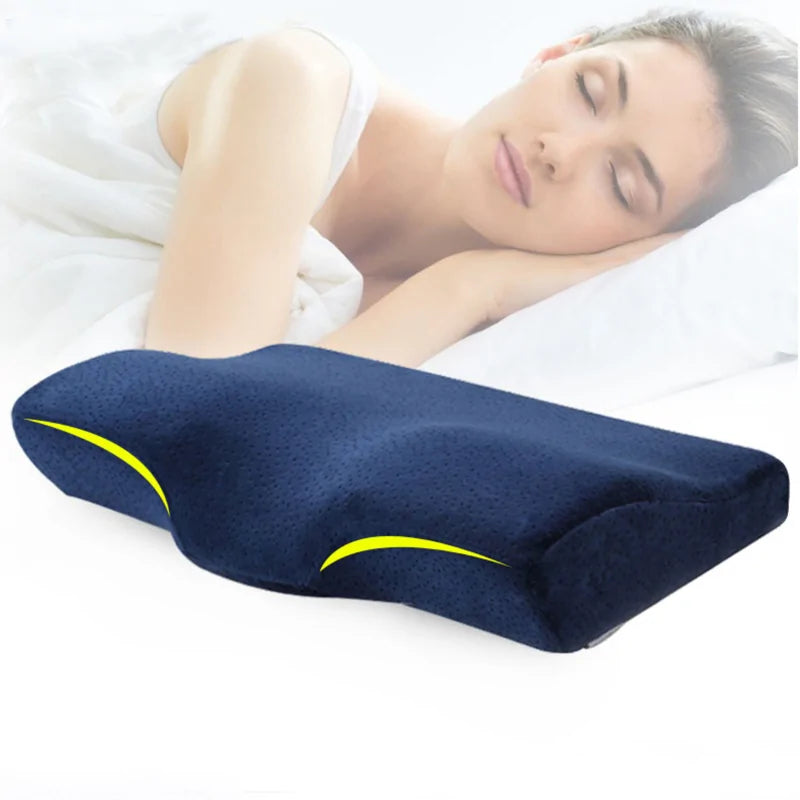 Orthopedic Neck Foam Pillow by Krystina Trendify with ergonomic design and memory foam support.