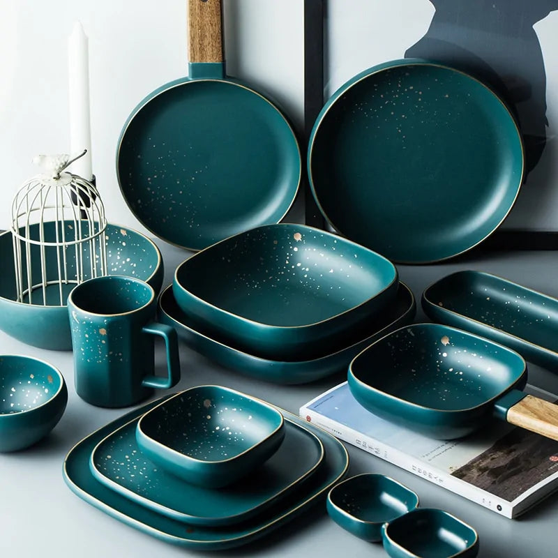 Elegant porcelain dinnerware set for stylish and practical dining experiences