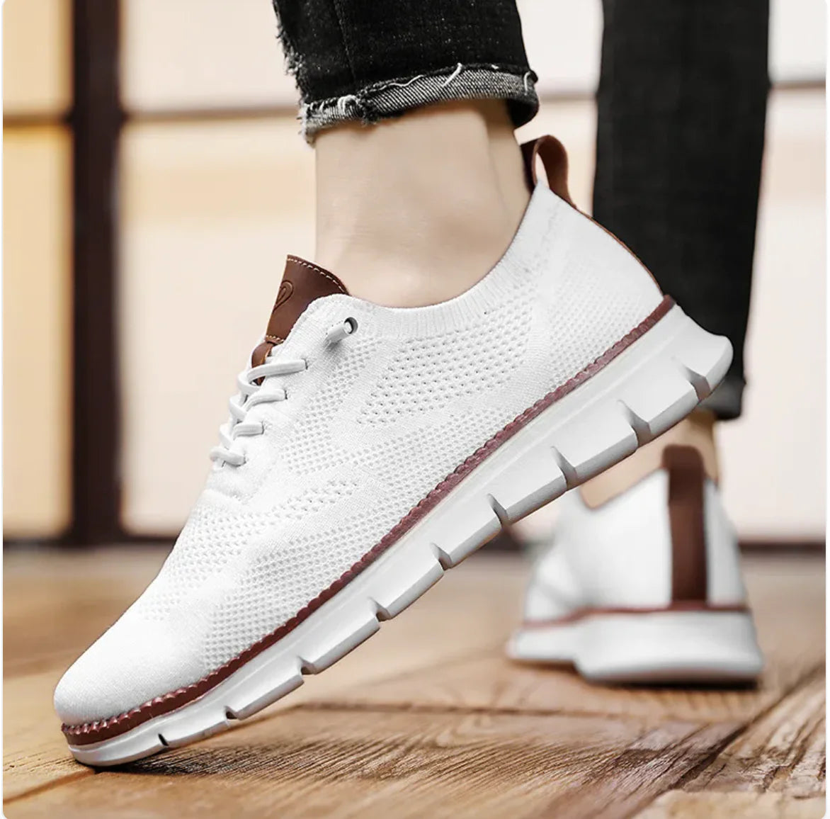 Breathable mesh casual shoes for men, perfect for summer wear