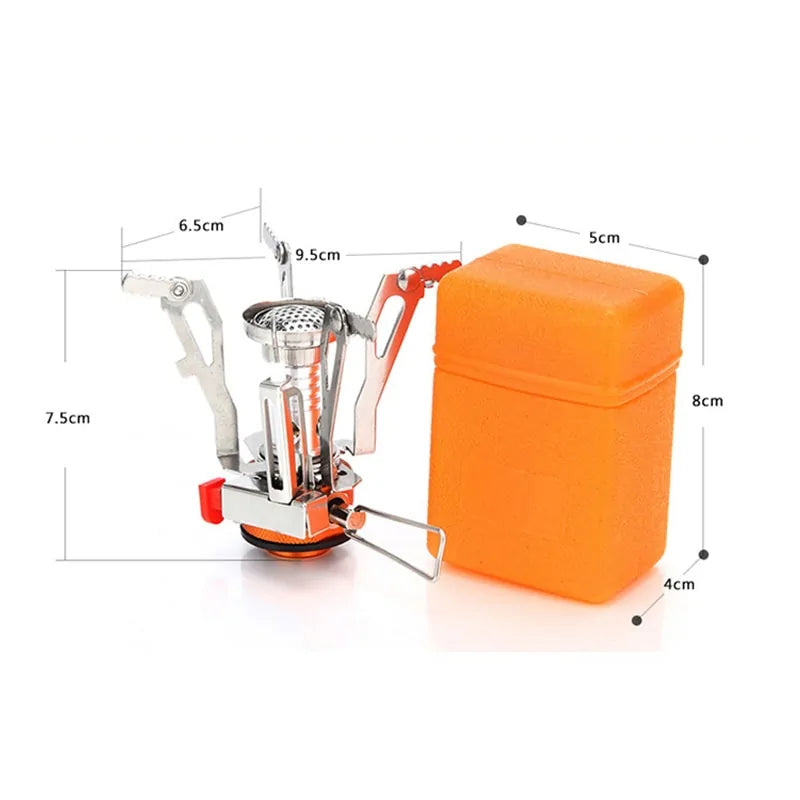 Mini camping stove by Krystina Trendify for outdoor cooking