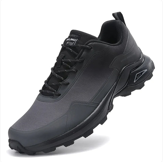 Breathable hiking shoes by PRO TRAILING with durable synthetic leather, flexible design, and stylish color options for outdoor adventures.