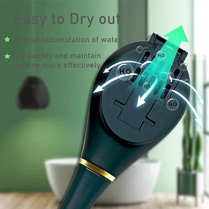 Antimicrobial toilet brush with durable design for a hygienic and sparkling bathroom