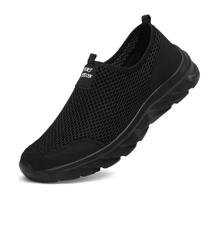 Men’s running shoes with breathable mesh design and lightweight construction by YRZL AirLite. Perfect for workouts and daily wear.