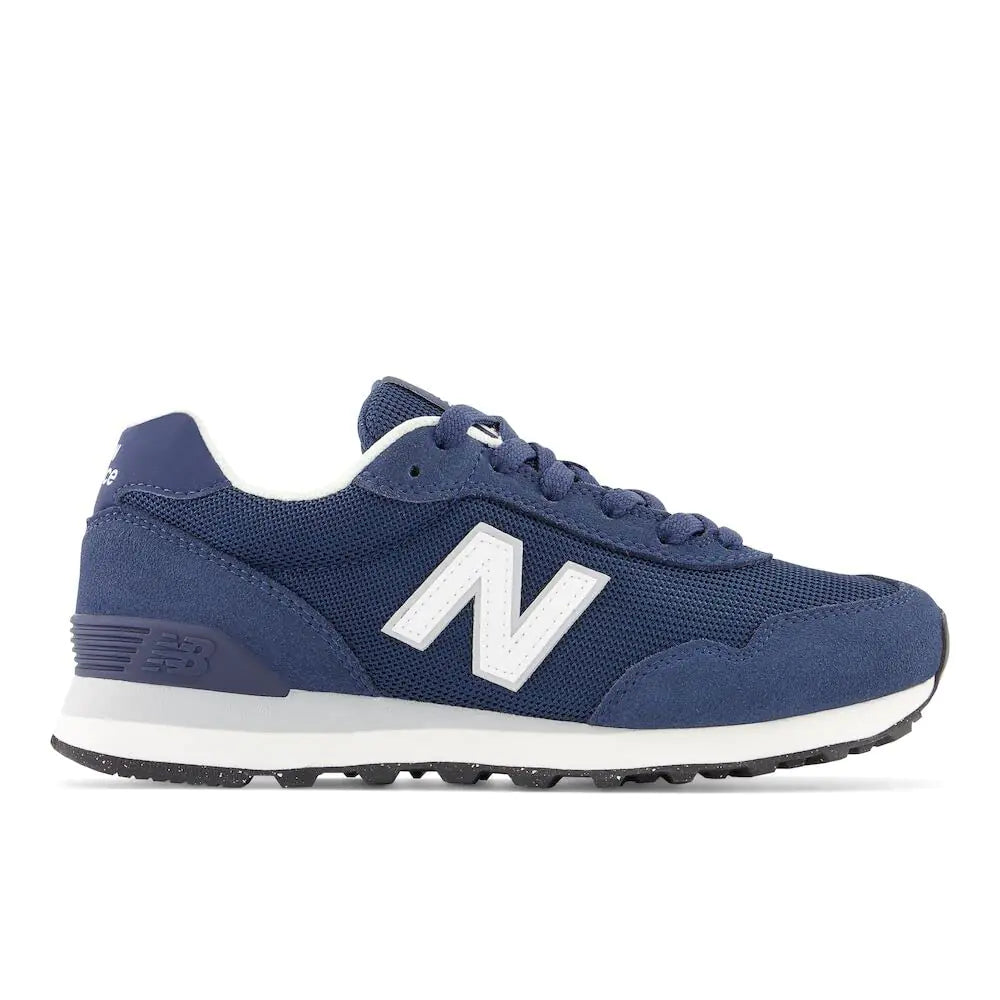 New Balance 515 V3 navy and white sneakers with versatile support.