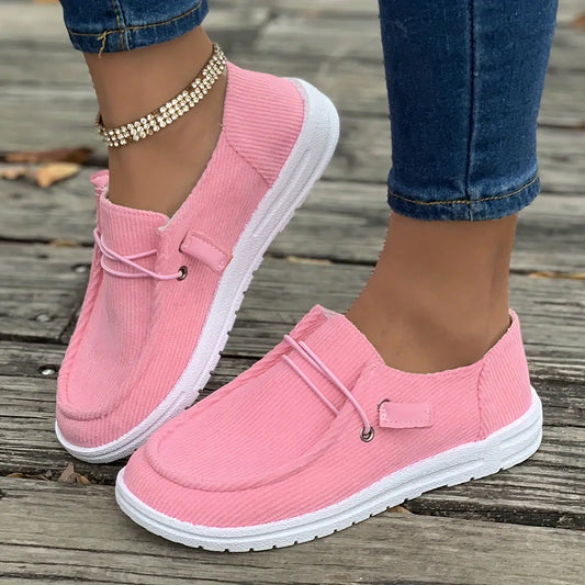 Lux Non-Slip Canvas Women Sneakers - Comfortable and durable footwear