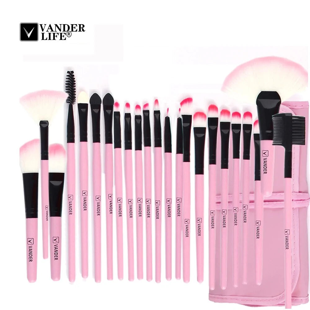 VANDER LIFE 32-piece makeup brush set for flawless application