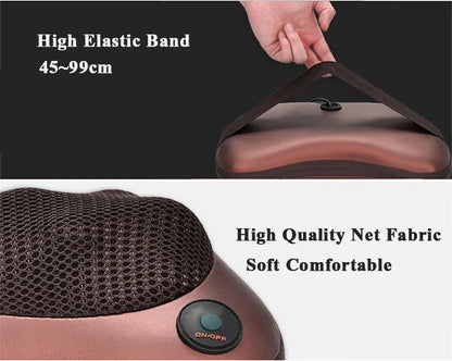 Electric Infrared Massage Pillow for muscle pain relief and deep-tissue infrared heat therapy.