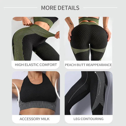 Comfortable and flexible sportswear tracksuit leggings by Krystina Trendify, perfect for workouts and everyday activities.