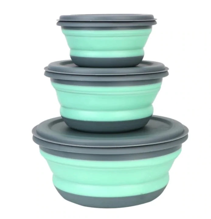 Stackies Collapsible Food Storage Containers – Space-Saving & Airtight