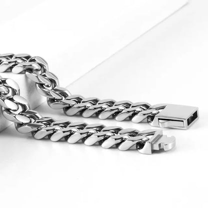 316L Stainless Steel Cuban Chains, bold and durable for any occasion