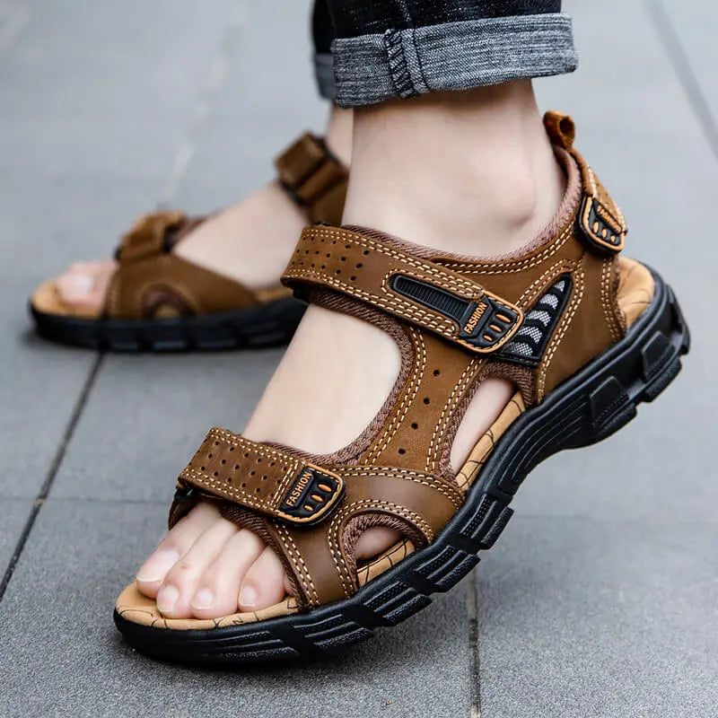 Orthopedic sandals for pain relief and support by Krystina Trendify.