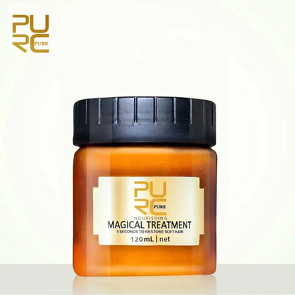 PURC Keratin Magical Treatment Hair Mask for frizz control, shine, and straightened strands with a salon-quality finish.