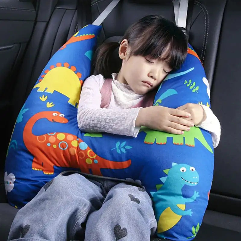 H-Shape kids car travel pillow by Krystina Trendify for adjustable comfort