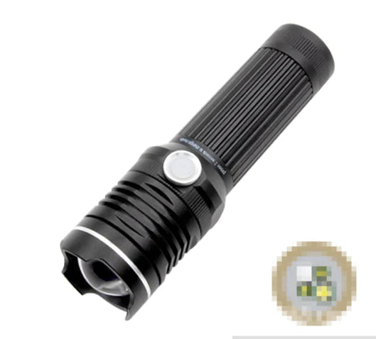 Rechargeable LED Flashlight – Compact & Durable for Outdoors