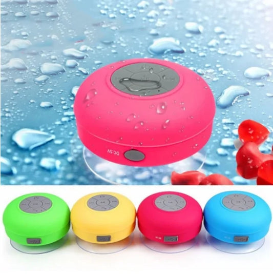 Waterproof Bluetooth shower speakers by Krystina Trendify for clear sound and wireless convenience.