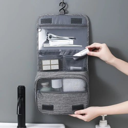 Foldable toiletry bag by Krystina Trendify for smart travel organization