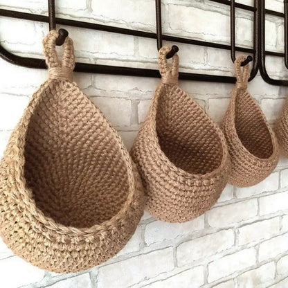 Eco-friendly handwoven jute baskets for stylish storage and home décor