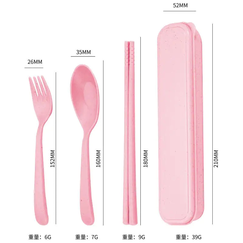 Eco-friendly travel utensil set by Krystina Trendify for on-the-go dining