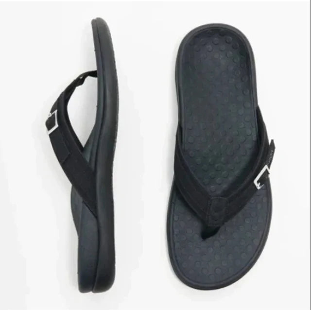 Orthopedic sandals with arch support and shock absorption by Krystina Trendify