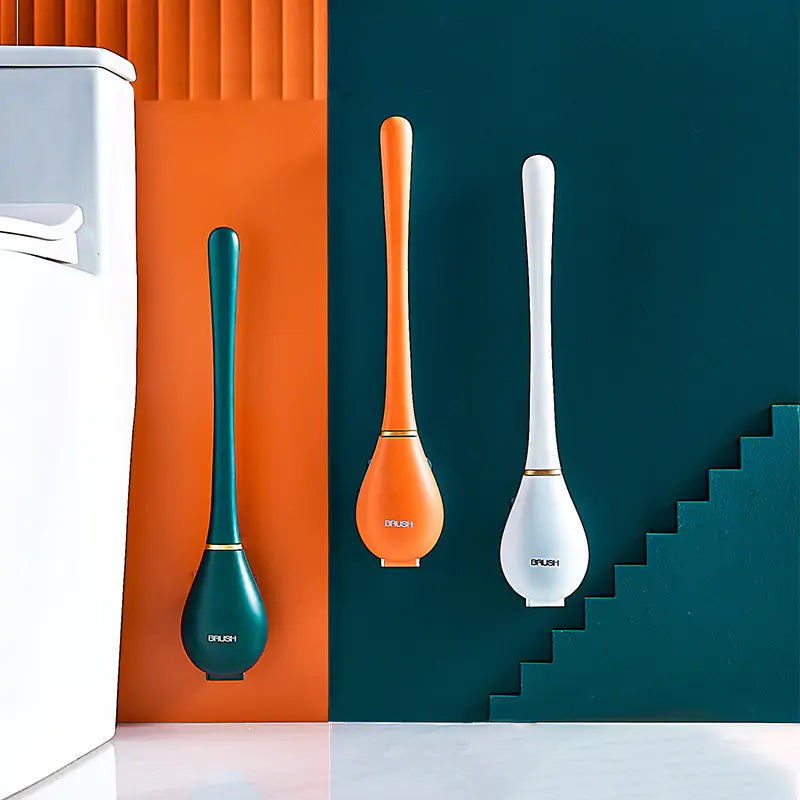 Antimicrobial toilet brush with durable design for a hygienic and sparkling bathroom