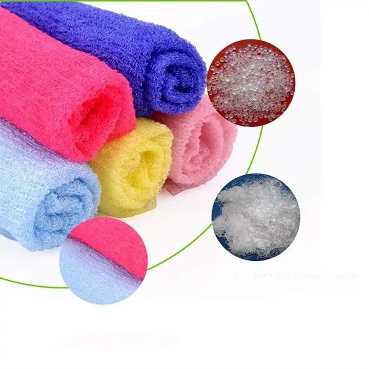 Ultimate Exfoliating Sauna Bath Towel by Krystina Trendify for deep exfoliation and radiant, spa-like skin at home.